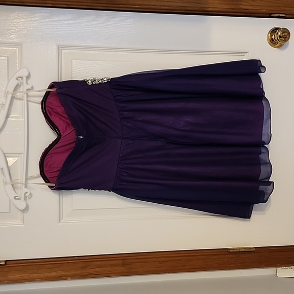 Sz 9 Strapless Mini Dress - Picture 3 of 8